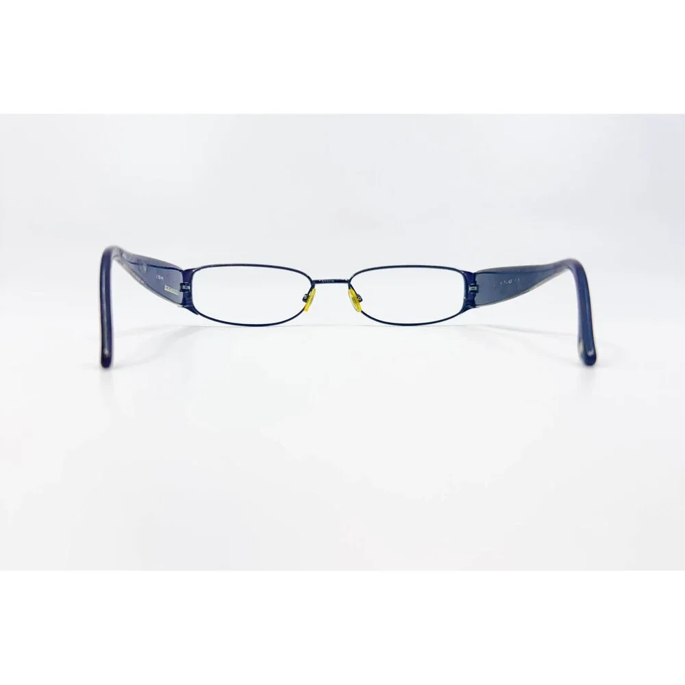BCBGMAXAZRIA Eyeglasses Womens Purple Oval Metal Frame 51-16-135 41346